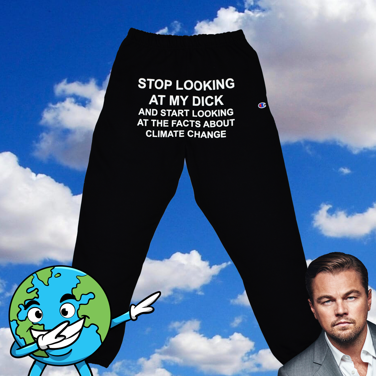 Pizzaslime stop looking best sale at my d sweatpants