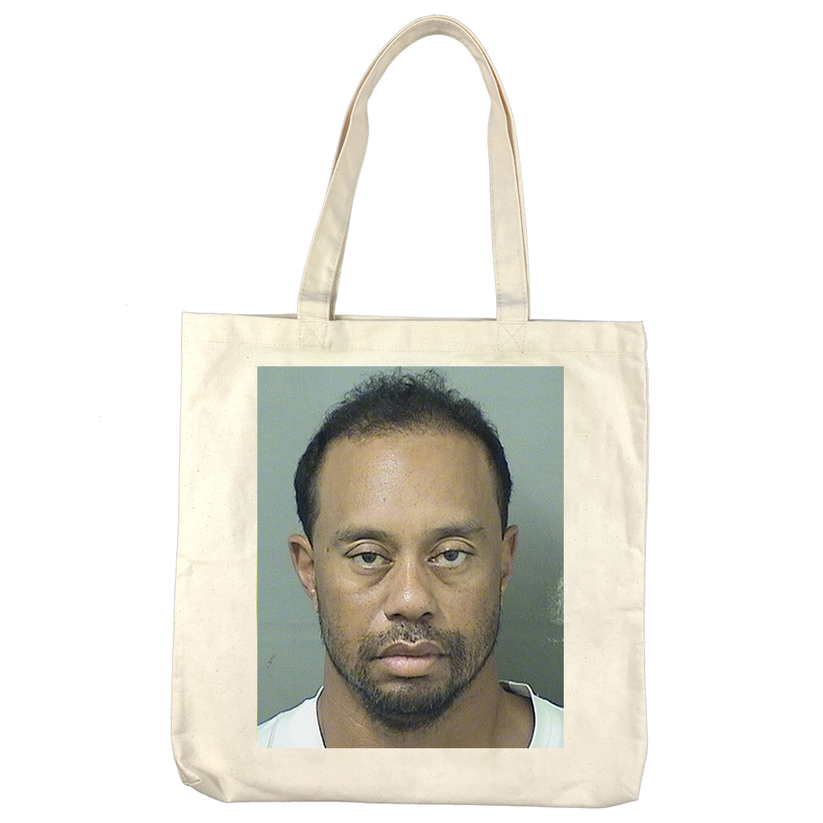 the Tiger Woods tote bag PIZZASLIME