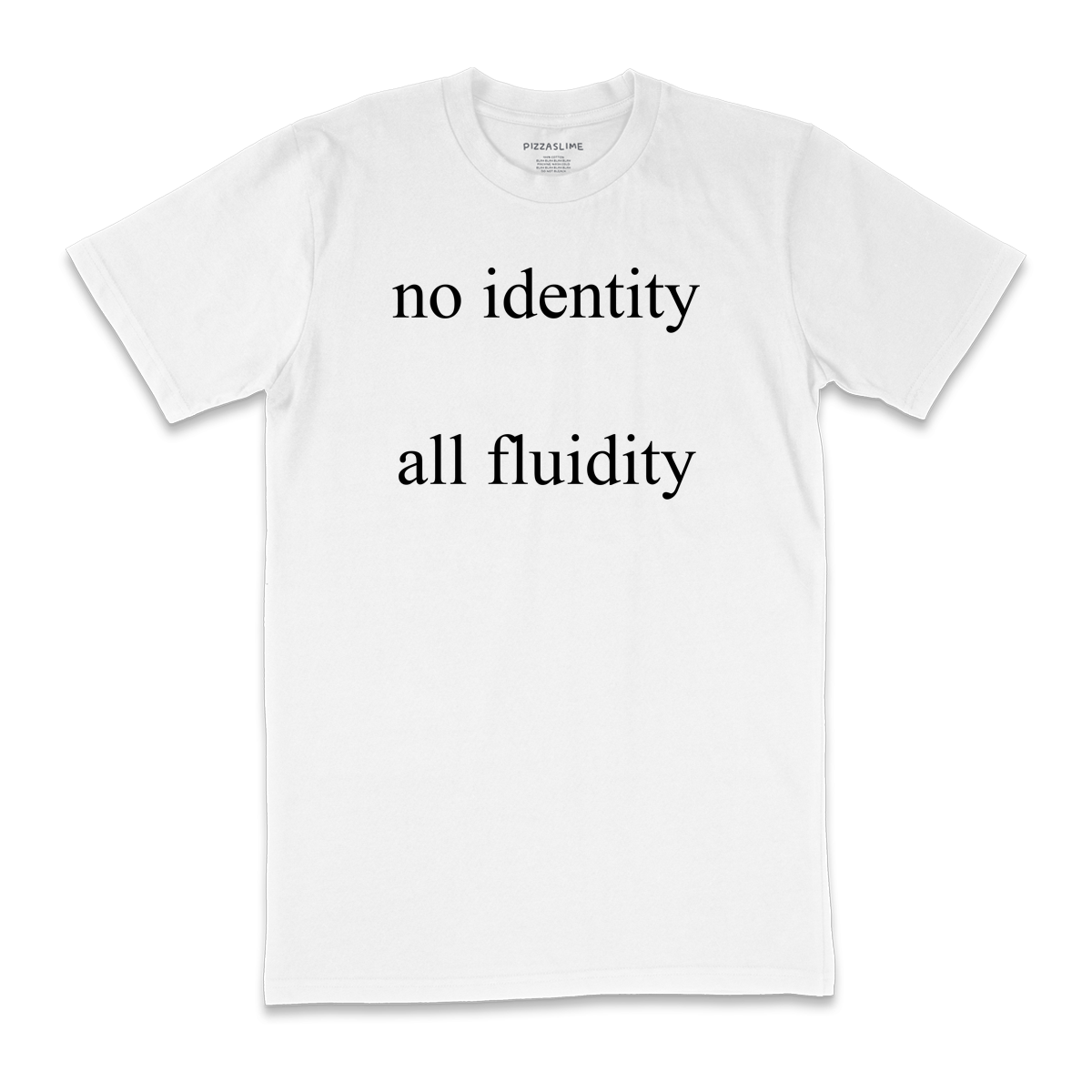 no identity all fluidity (Baby Tee)