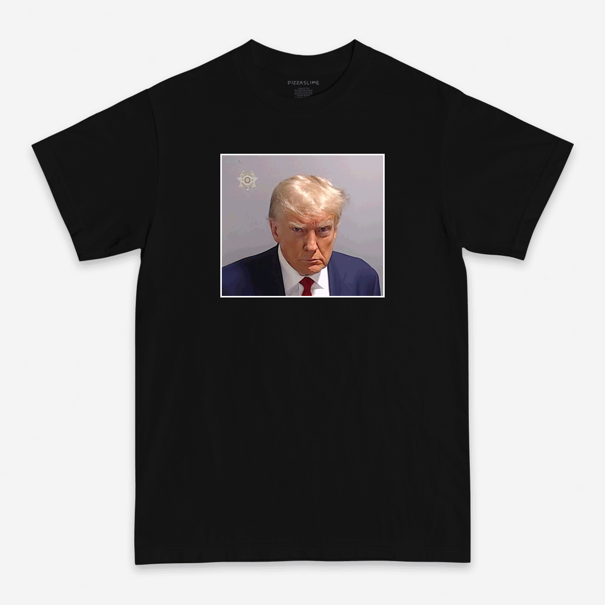 Donald Trump Mugshot T-Shirt (Fuckjerry x Pizzaslime)