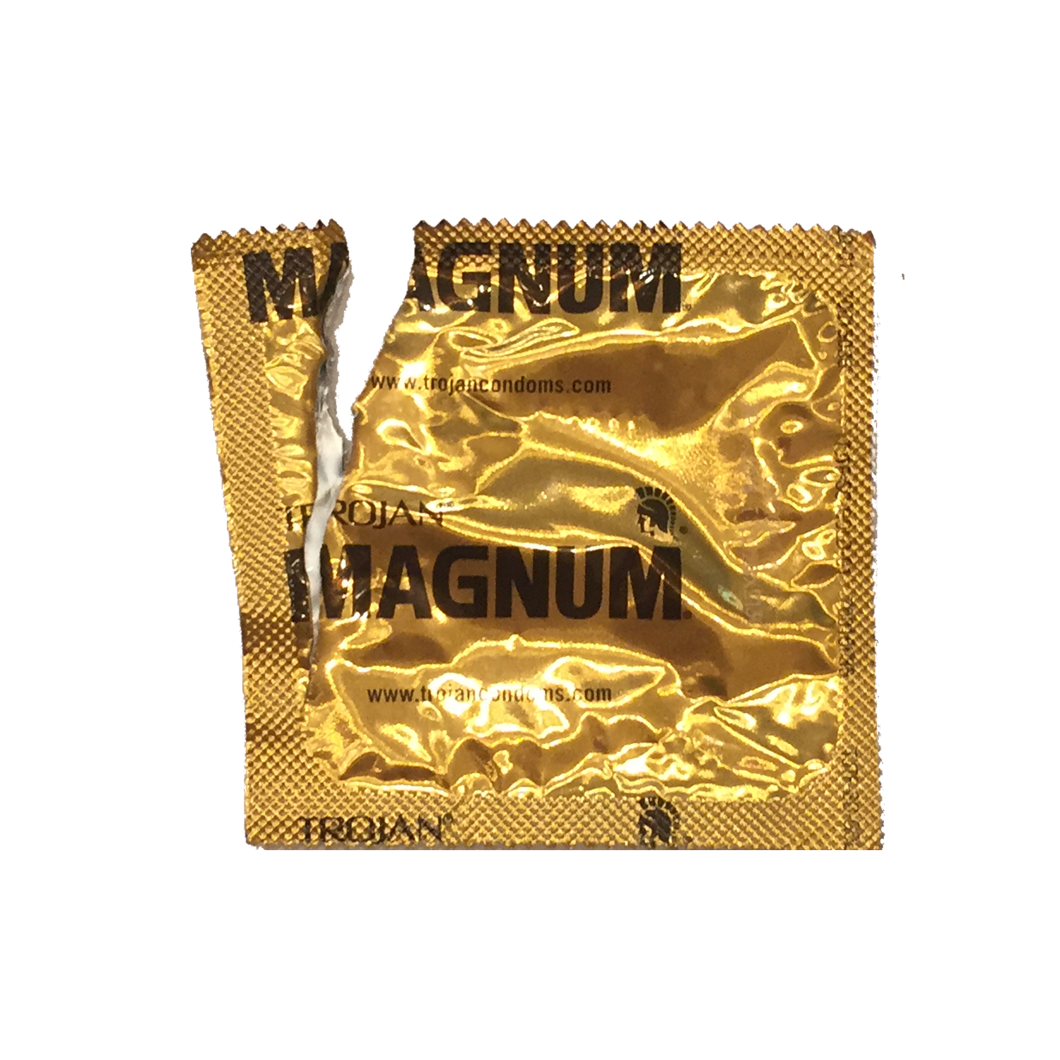 Used Magnum Condom Wrapper