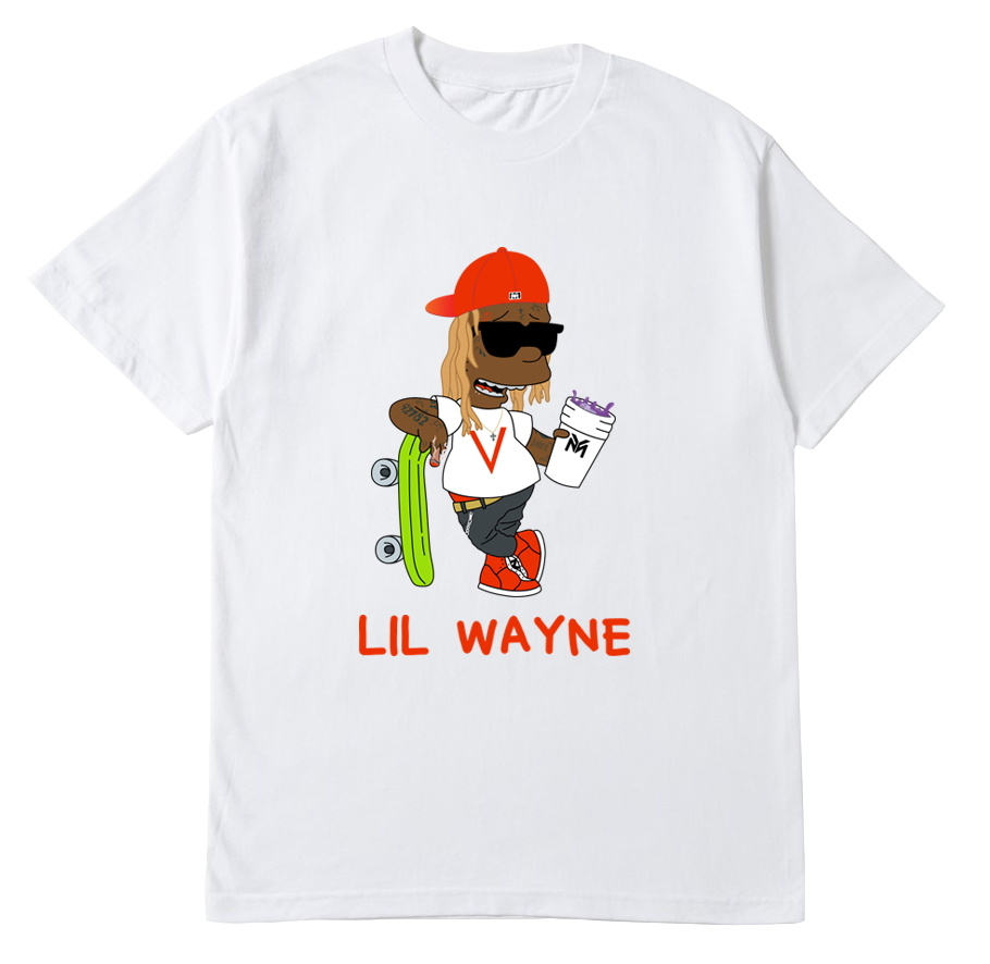 ALMOST OFFICIAL LIL WAYNE T-SHIRT (white)