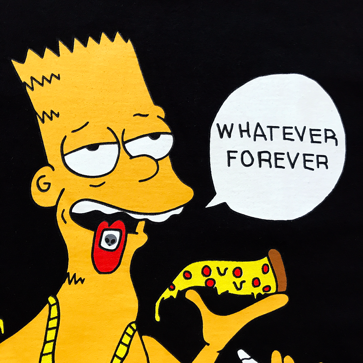 The "Whatever Forever" Fucked Up 6 Armed Bart T-Shirt