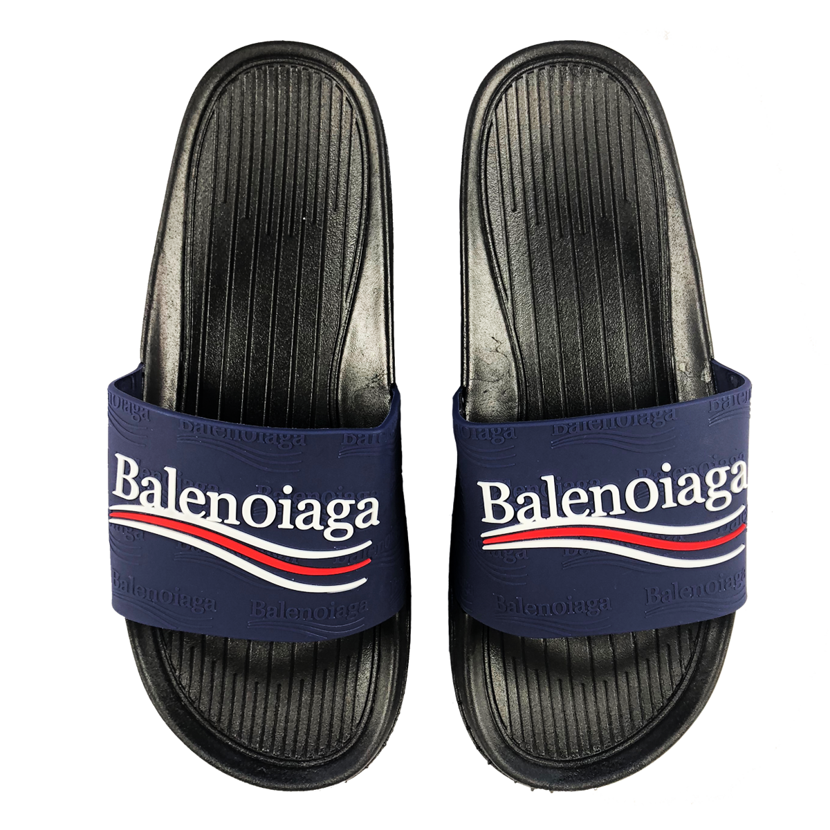 Balenoiaga Slides (NAVY)