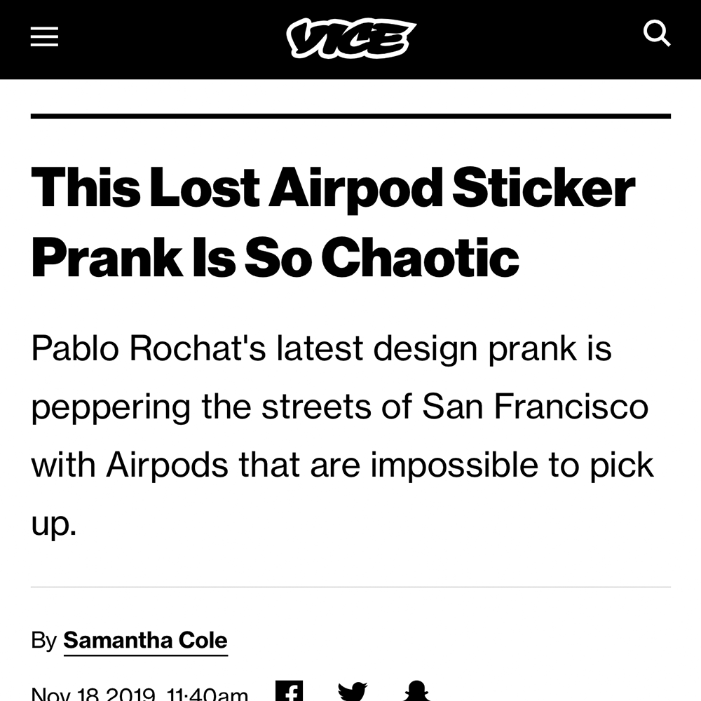 Missing Airpods by Pablo Rochat